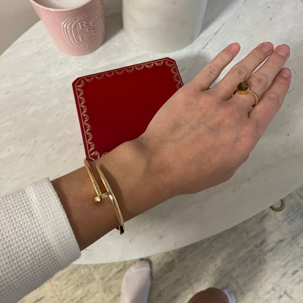 'Cartier' Juste un Clou bracelet - Rose Gold